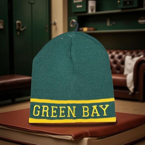 NWOT Unisex NFL Green Bay Packers Beanie One Size - Picture 1 of 3